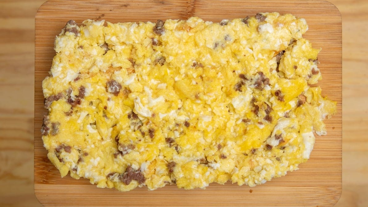 Eggs with Meat.