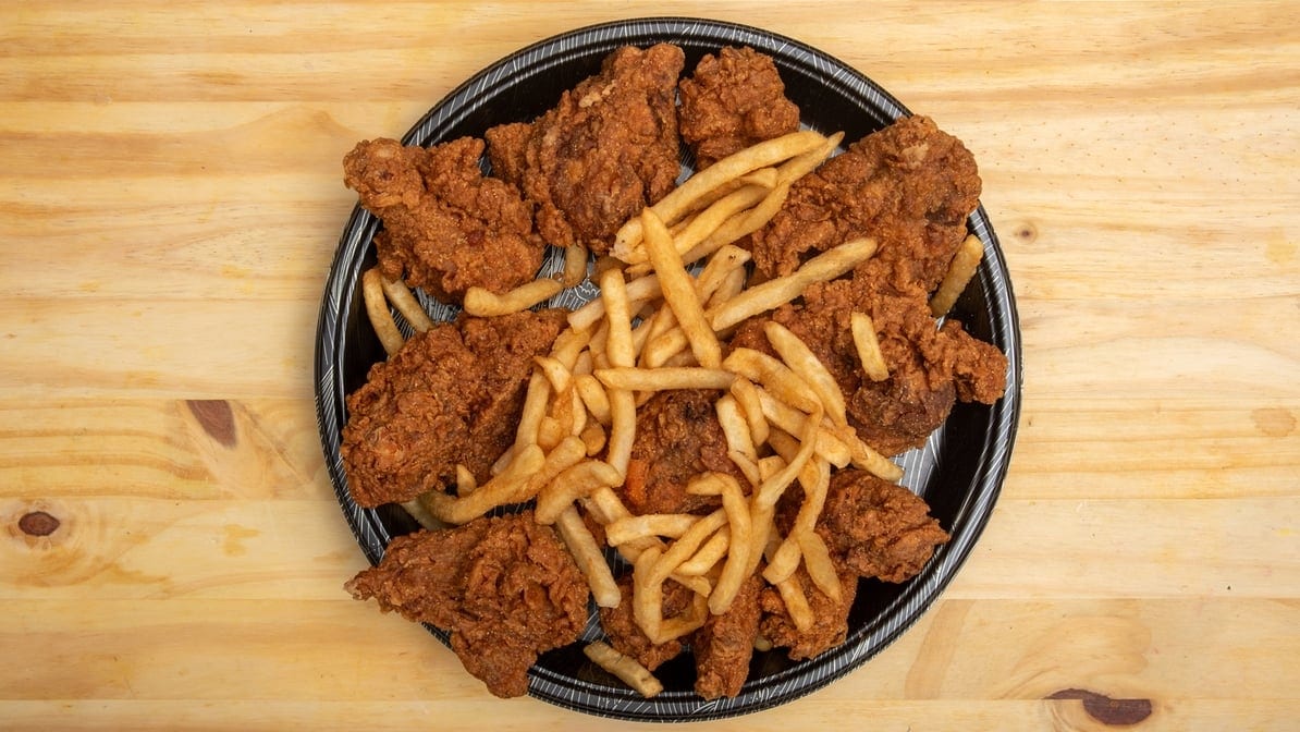 Whole Fried Chicken w/ Fries.