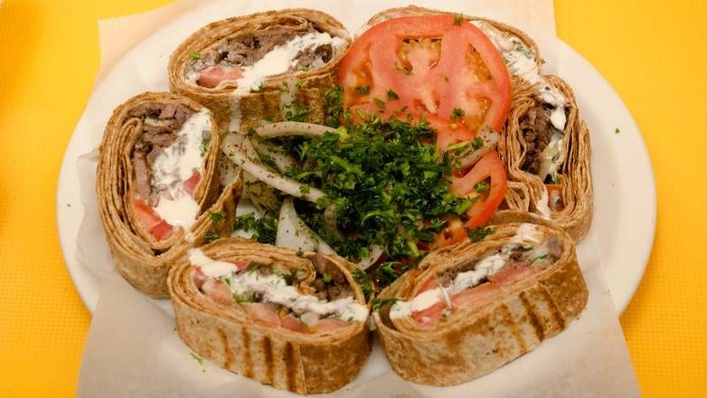 Meat Shawarma Plate.
